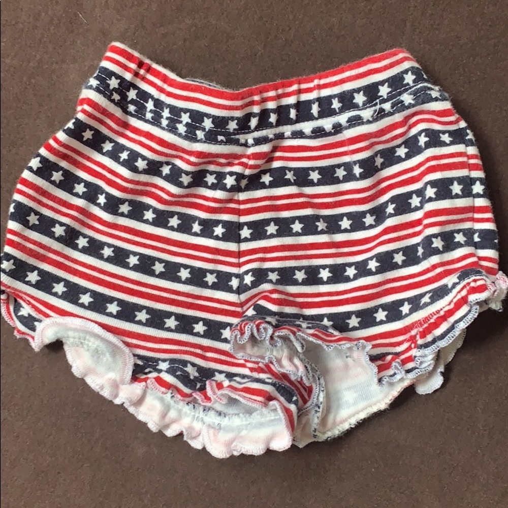 Gymboree patriotic shorts size 6-12 months